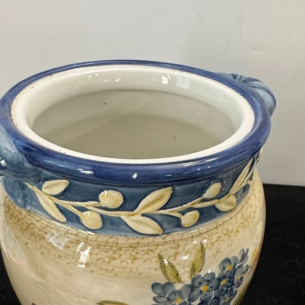 Certified International - Flora by Pamela Gladding -Kitchen Canister - 7”